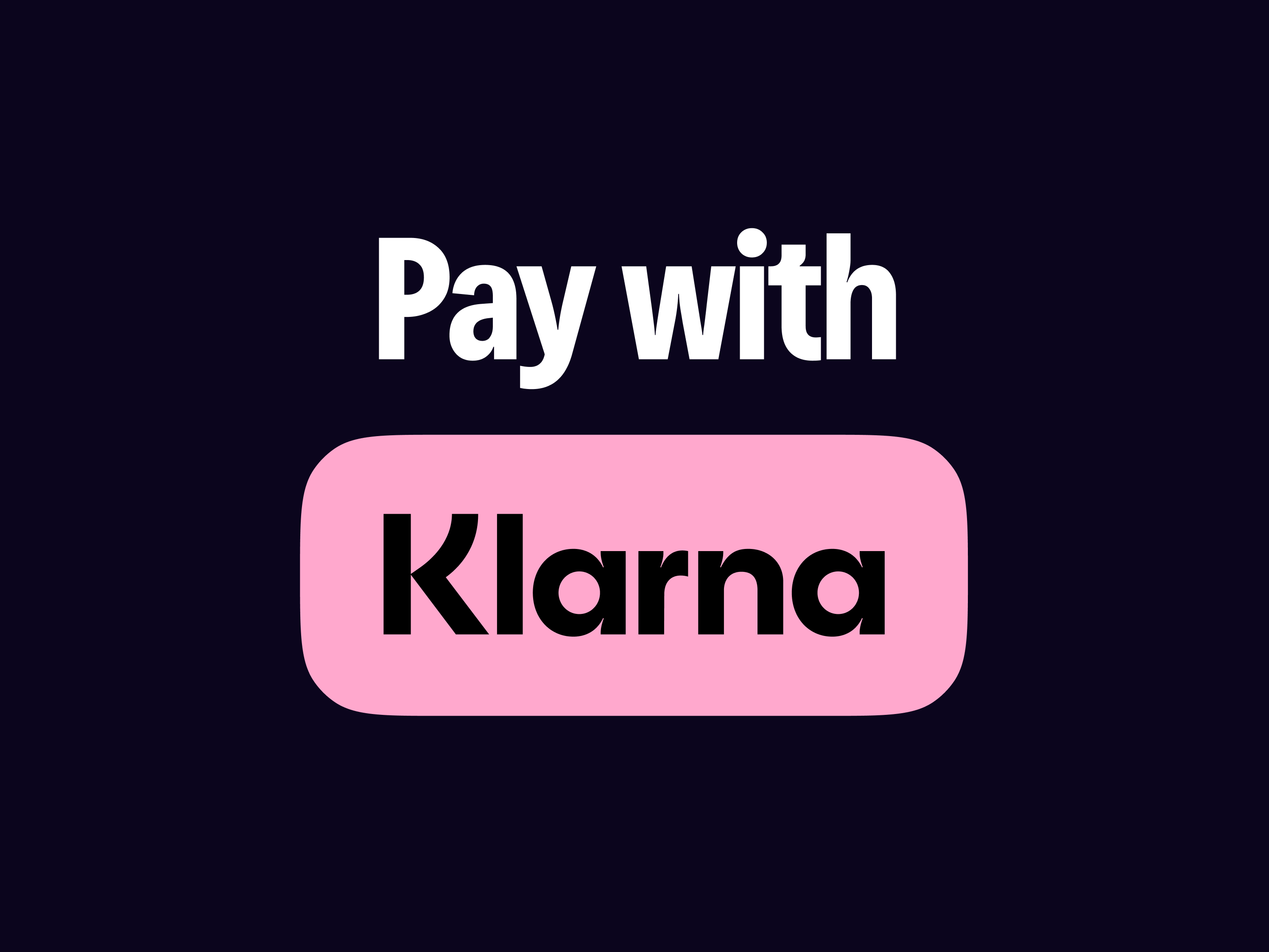 1…2…3…done! Introducing Klarna Pay to our store!